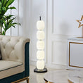 Load image into Gallery viewer, Beady Alabaster Floor Lamp
