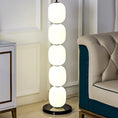 Load image into Gallery viewer, Beady Alabaster Floor Lamp
