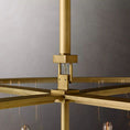Load image into Gallery viewer, Beckmer Glass Lantern Modern Round Chandelier 55"
