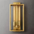 Load image into Gallery viewer, Beckmer Outdoor Square Lantern Wall Sconce 28"
