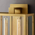 Load image into Gallery viewer, Beckmer Outdoor Square Lantern Wall Sconce 28"
