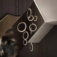 Load image into Gallery viewer, Besey Crystal Champagne Gold Chandelier
