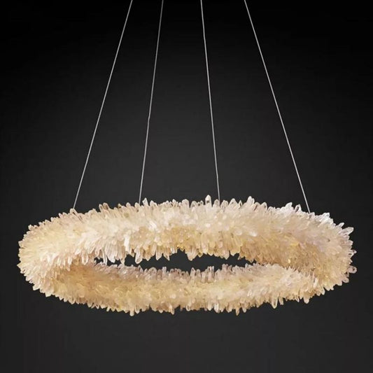 Besey Crystal Halo Chandelier
