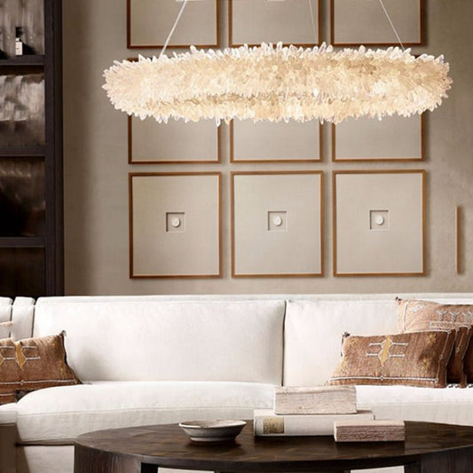 Besey Crystal Halo Chandelier