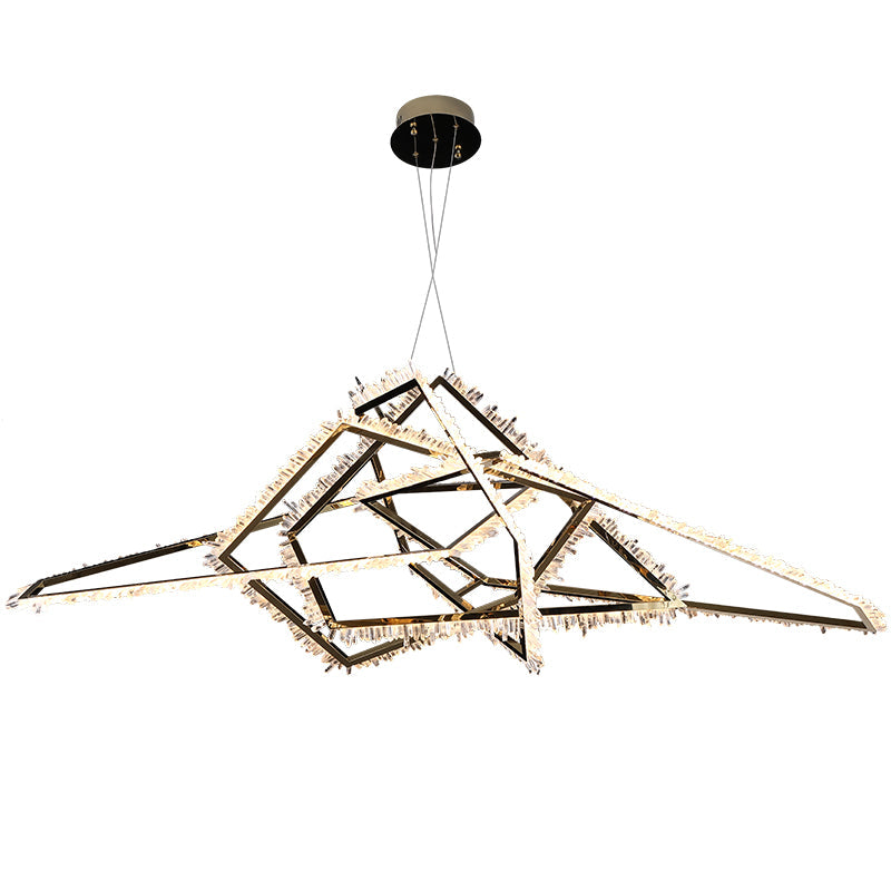 Besey Irregular Modern Rock Crystal Chandelier