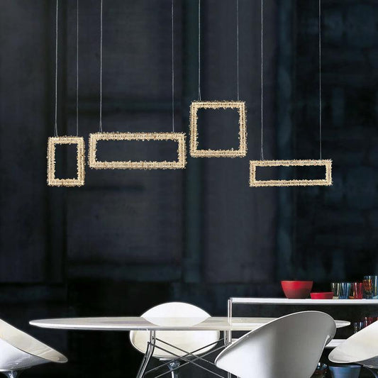 Besey Modern Rock Crystal Chandelier