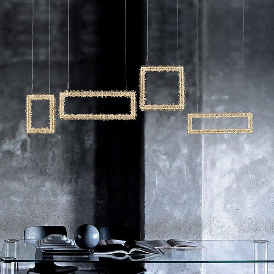 Besey Modern Rock Crystal Chandelier