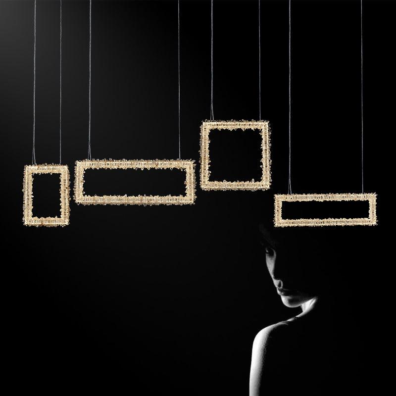 Besey Modern Rock Crystal Chandelier