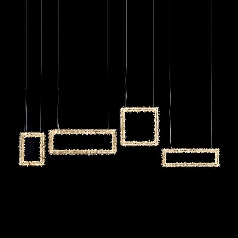 Besey Modern Rock Crystal Chandelier