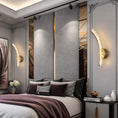 Load image into Gallery viewer, Besey Rock Crystal Bracket Wall Sconce
