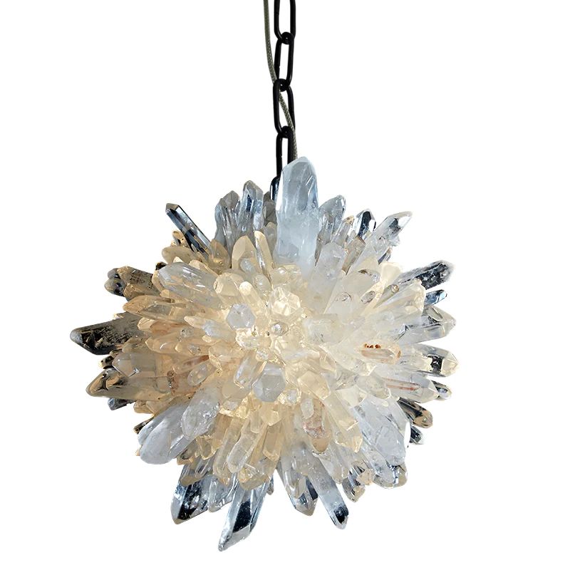 Besey Rock Crystal Creative Pendant