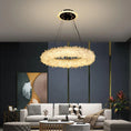 Load image into Gallery viewer, Besey Rock Crystal Modern Chandelier
