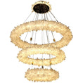 Load image into Gallery viewer, Besey Rock Crystal Modern Chandelier
