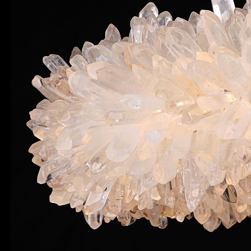 Besey Rock Crystal Modern Chandelier