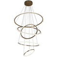 Load image into Gallery viewer, Besey Rock Crystal Multi Rings Chandelier
