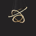 Load image into Gallery viewer, Besey Rock Crystal Ring Chandelier
