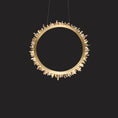 Load image into Gallery viewer, Besey Rock Crystal Ring Chandelier
