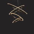Load image into Gallery viewer, Besey Rock Crystal Ring Chandelier
