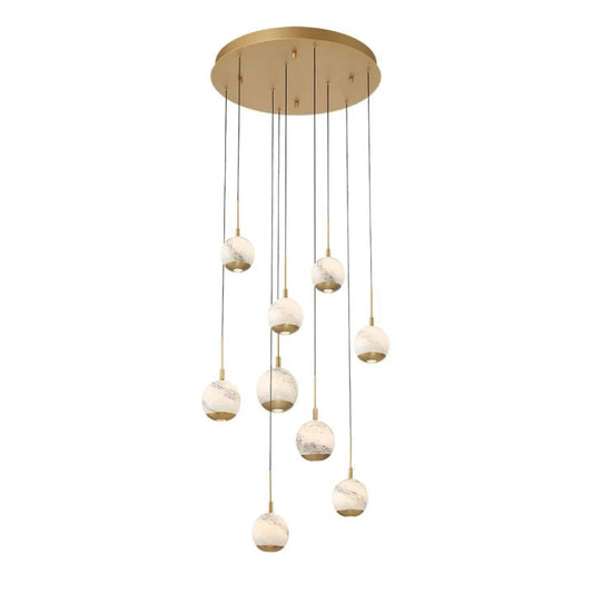 Beveno Lights Round LED Chandelier
