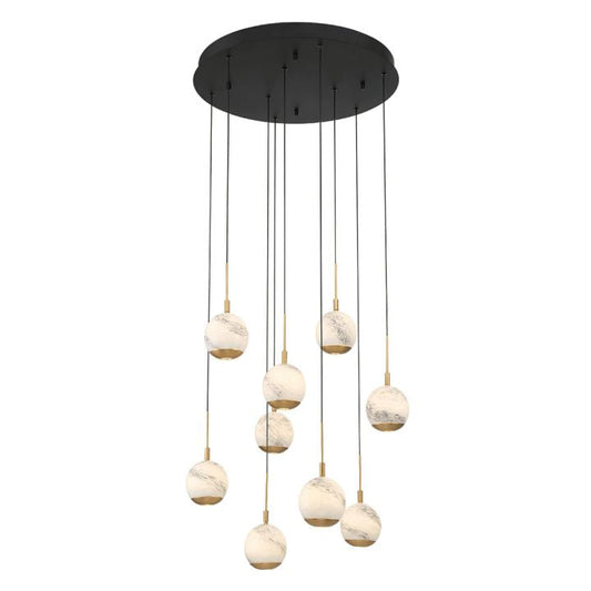 Beveno Lights Round LED Chandelier