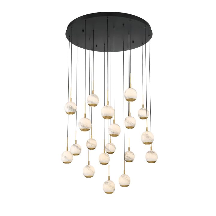Beveno Lights Round LED Chandelier