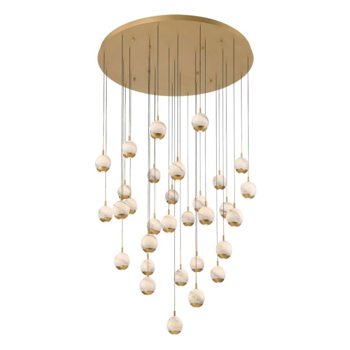 Beveno Lights Round LED Chandelier