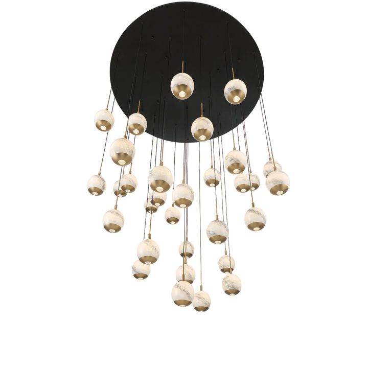 Beveno Lights Round LED Chandelier
