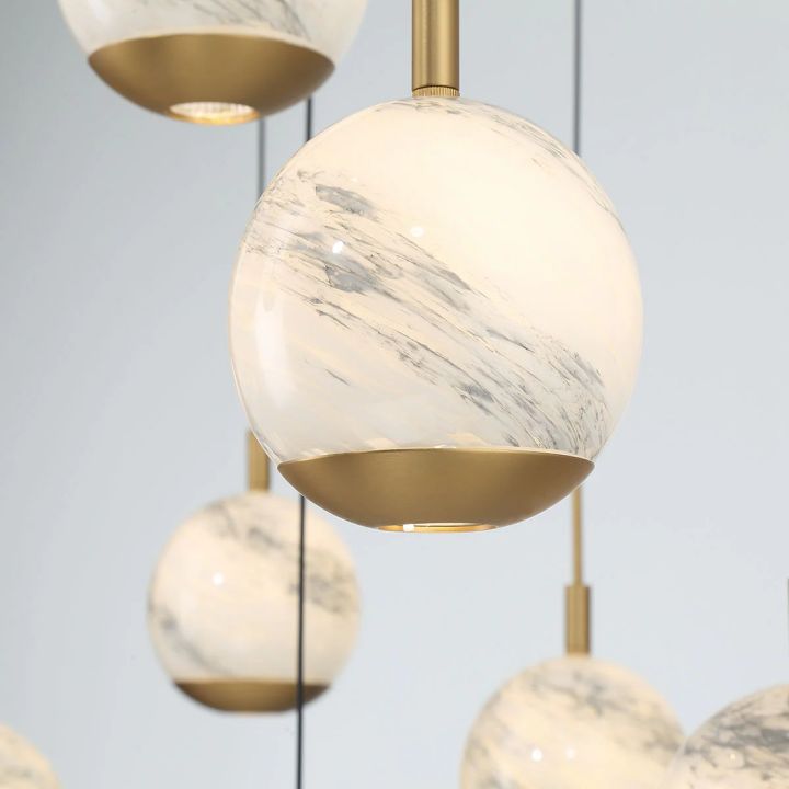 Beveno Lights Round LED Chandelier