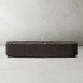 Load image into Gallery viewer, Holland Oak Wood & Stone Coffee Table
