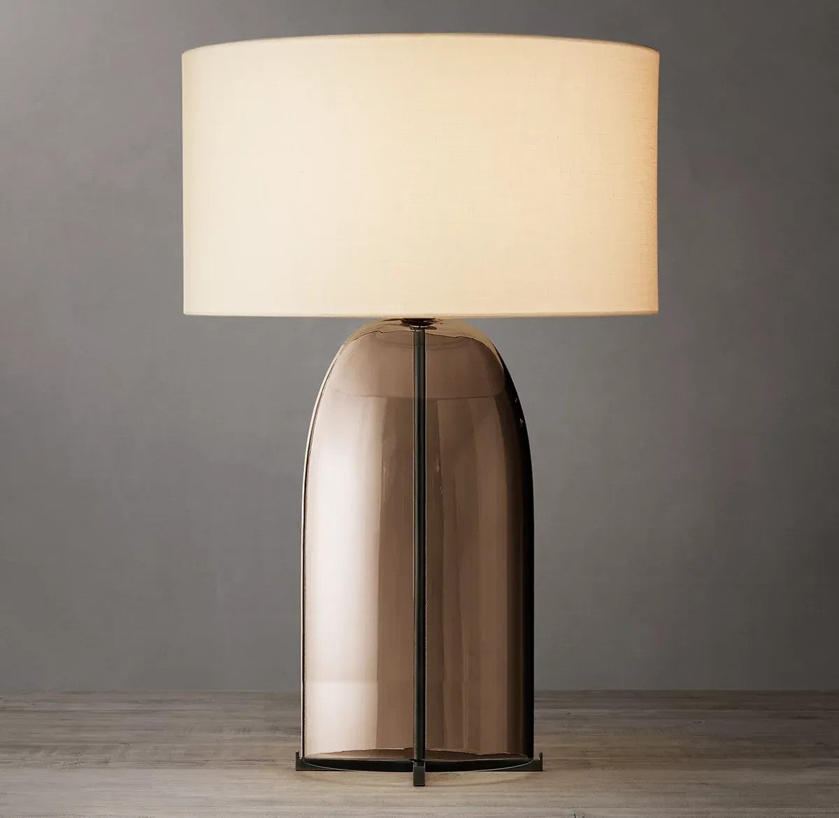 Blor Amber Glass Table Lamp