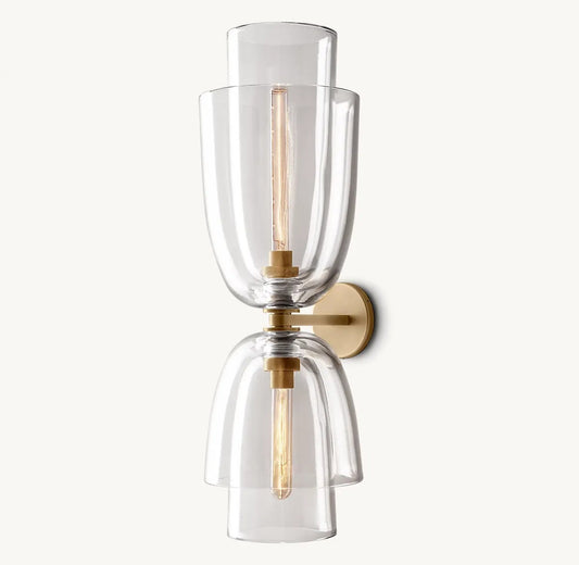 Blor Clear Glass Cloche Grand Sconce