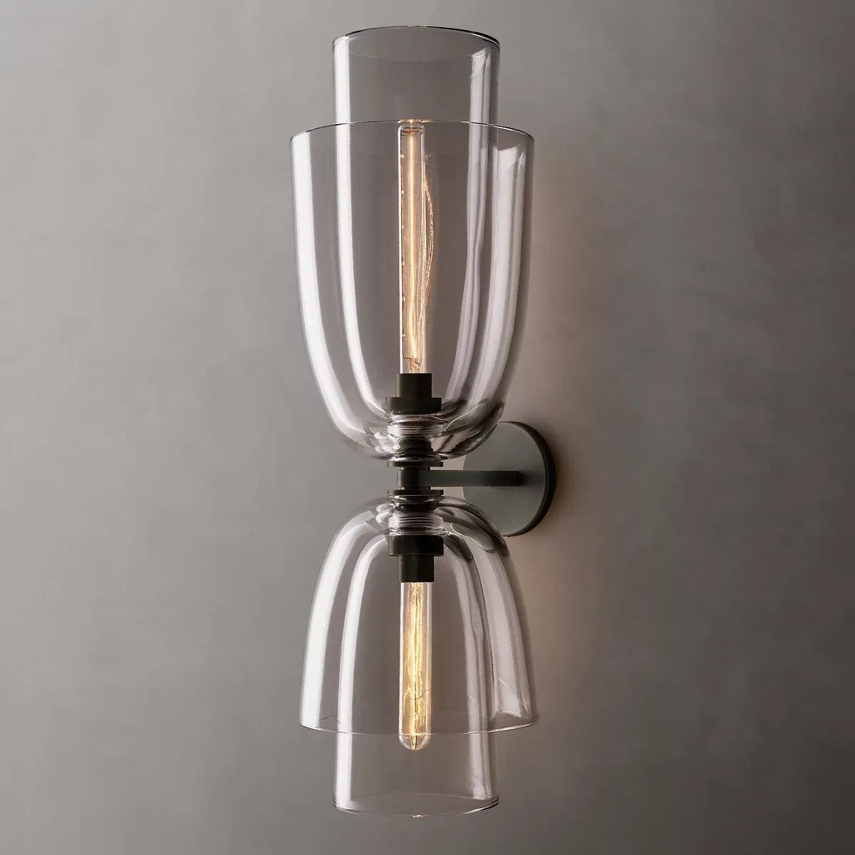 Blor Clear Glass Cloche Grand Sconce
