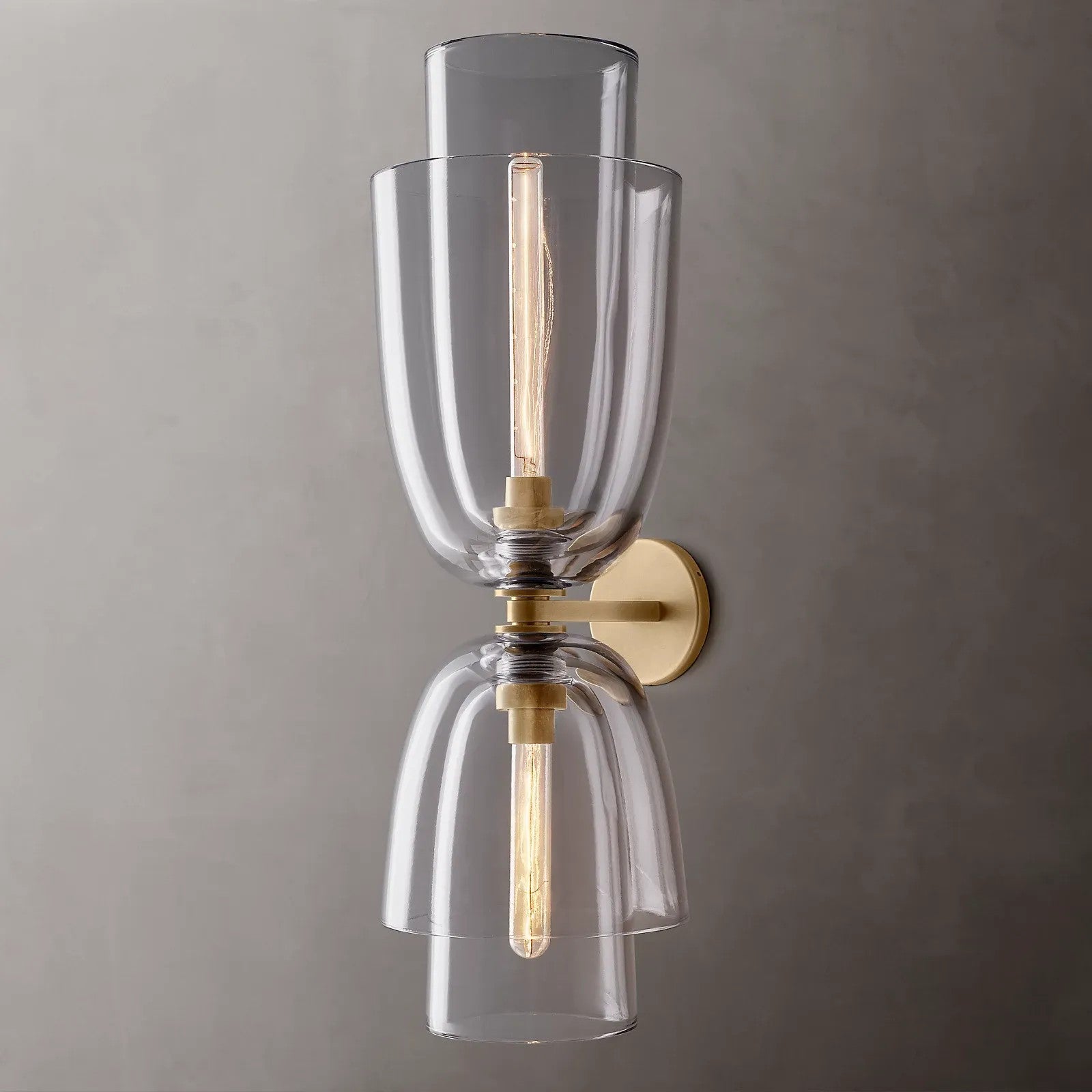 Blor Clear Glass Cloche Grand Sconce