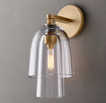 Load image into Gallery viewer, Blor Clear Glass Flute Sconce
