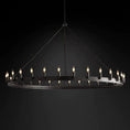 Load image into Gallery viewer, Caminoy Vintage Candelabra Round Chandelier
