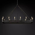 Load image into Gallery viewer, Caminoy Vintage Filament Rectangular Chandelier
