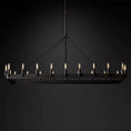 Load image into Gallery viewer, Caminoy Vintage Filament Rectangular Chandelier
