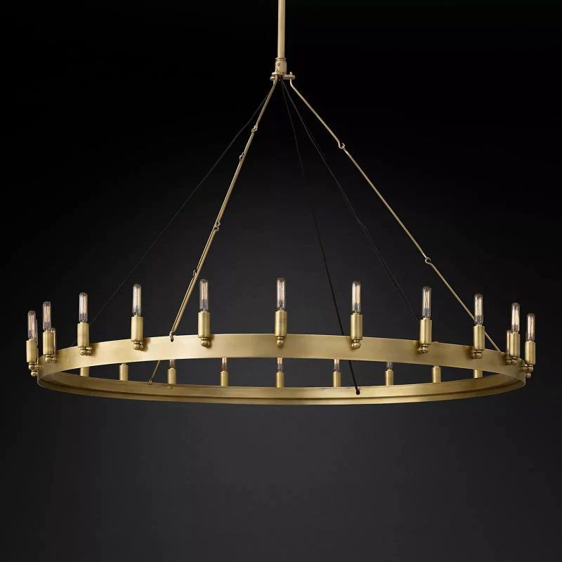 Caminoy Vintage Filament Round Chandelier