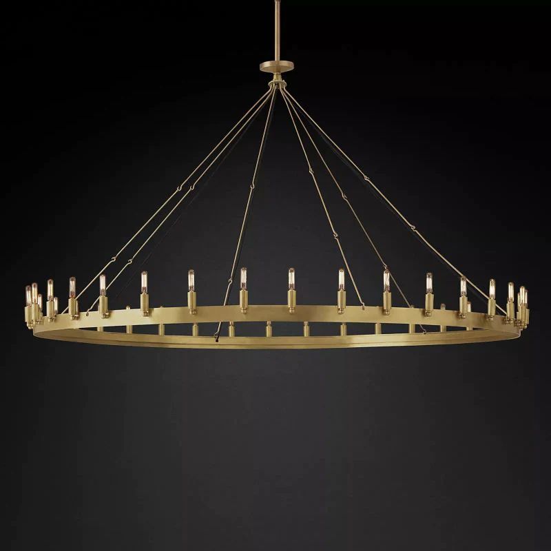 Caminoy Vintage Filament Round Chandelier