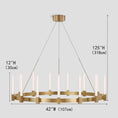 Load image into Gallery viewer, Candlestick Round Chandelier

