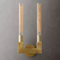 Load image into Gallery viewer, Cannely Glass Double Wall Sconce
