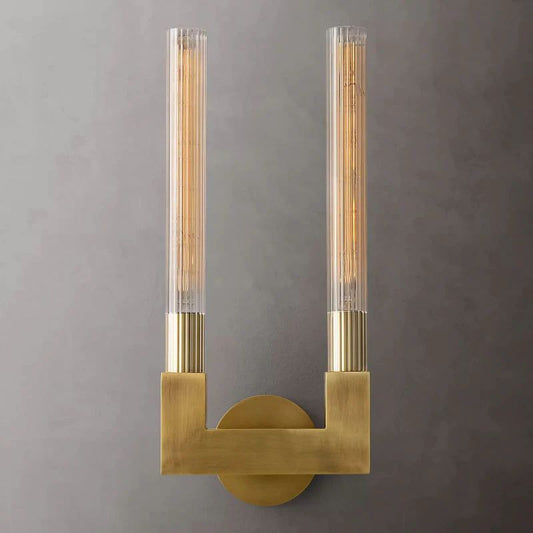 Cannely Glass Double Wall Sconce