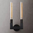 Load image into Gallery viewer, Cannely Glass Double Wall Sconce
