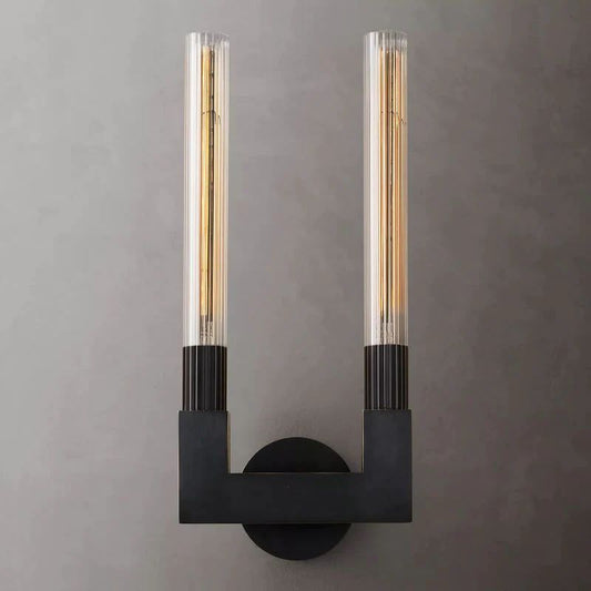 Cannely Glass Double Wall Sconce