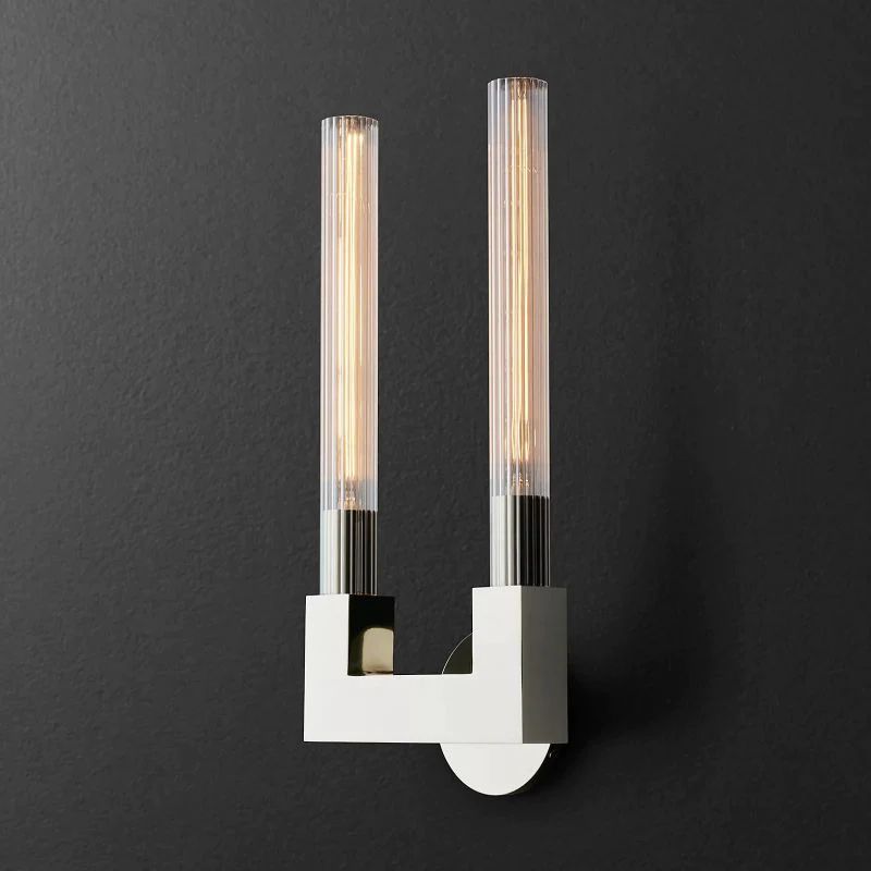 Cannely Glass Double Wall Sconce