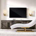 Load image into Gallery viewer, Cannely Glass Double Wall Sconce
