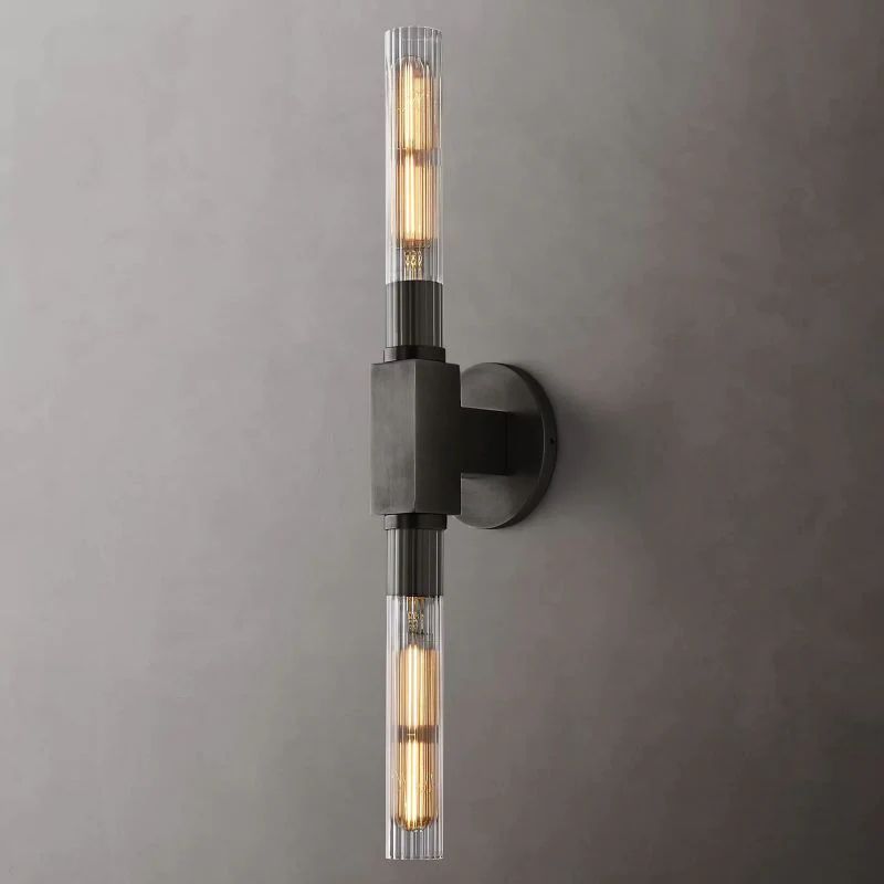 Cannely Glass Linear Wall Sconce