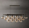 Load image into Gallery viewer, Caprice Clear Glass Linear Chandelier 72"
