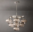 Load image into Gallery viewer, Caprice Clear Glass Round Chandelier 36"
