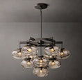 Load image into Gallery viewer, Caprice Clear Glass Round Chandelier 36"
